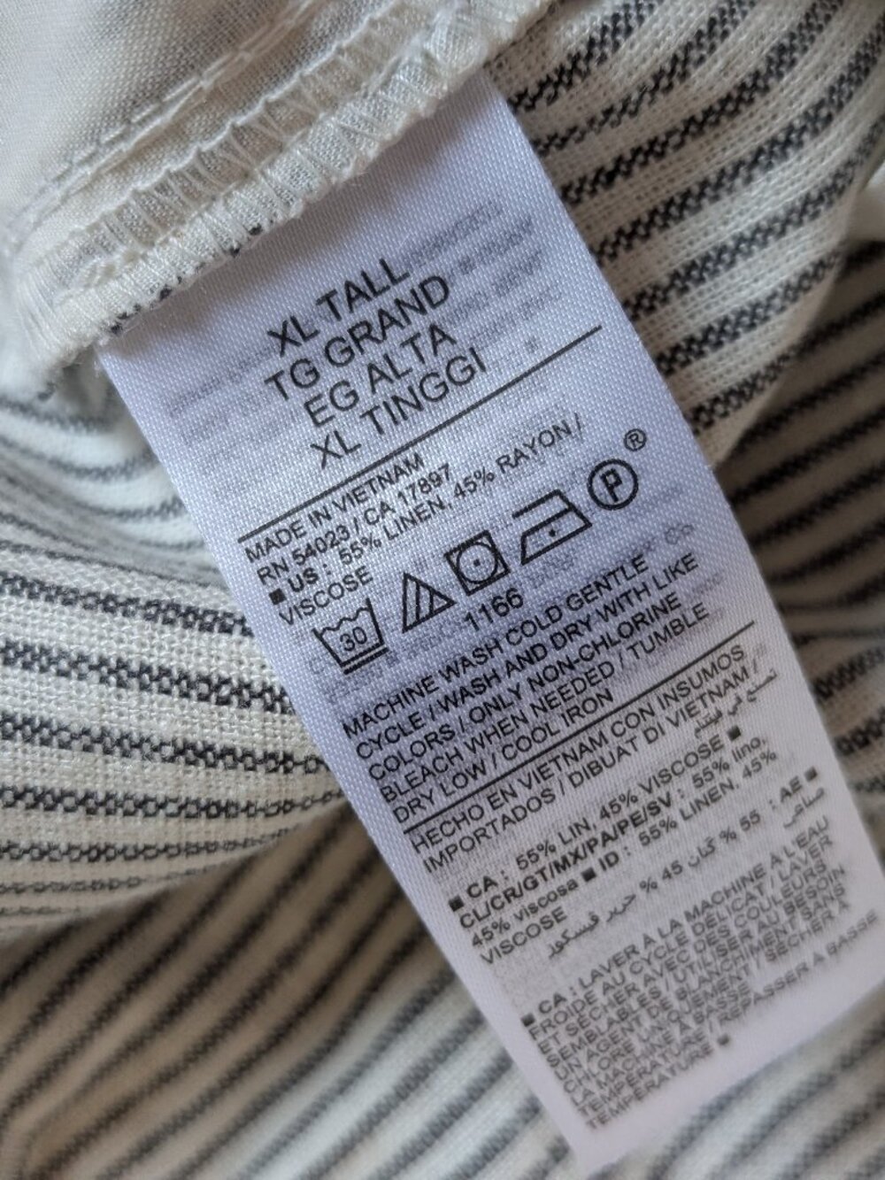 NWT Old Navy Womens High-Waisted Linen-Blend Pleated Front Pants Size XL Tall - Picture 6 of 11